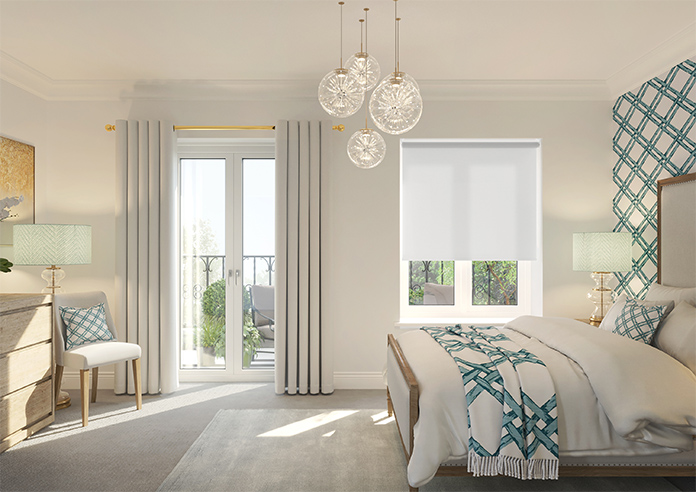 Amalfi, Linen White - Twist&Fit Roller Blind - Image 8